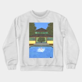 Splash! Tropical Villa Crewneck Sweatshirt